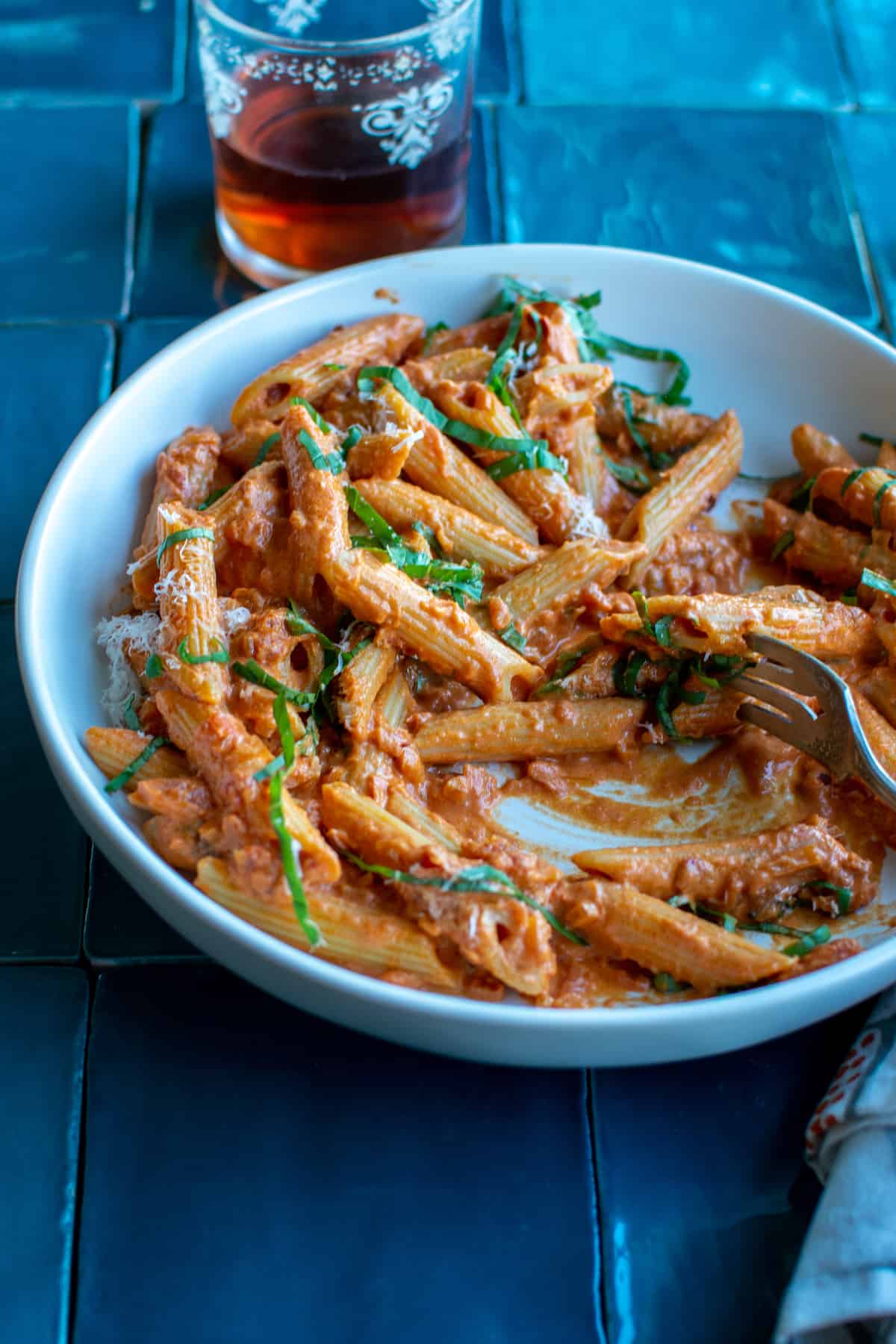 Penne with Spicy Vodka Sauce - katesbestrecipes.com