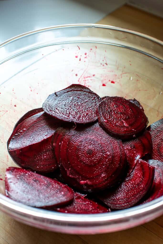 beets in a bowl
