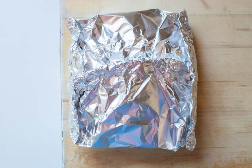 The finished foil packet