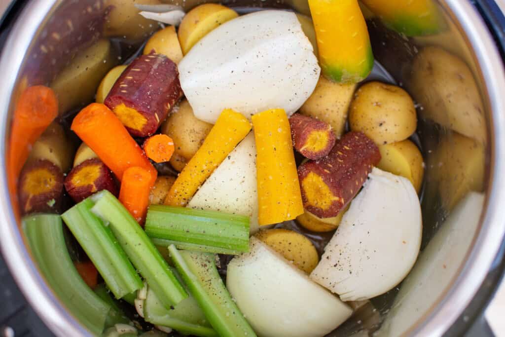 vegetables in an Instant Pot